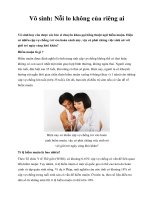 Vô sinh: Nỗi lo không của riêng ai ppsx