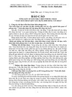 THCS Xuan Tan bao cao thuc hien xay dung CQVH