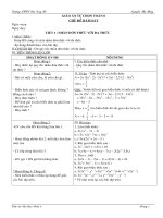 Giáo án Tự chọn Toán 8 (T1-T15)