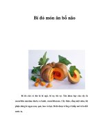 Bí đỏ món ăn bổ não pdf
