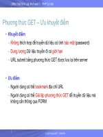 CHUYÊN ĐỀ CSDL VÀ LẬP TRÌNH ỨNG DỤNG WEB 1- P23 pdf