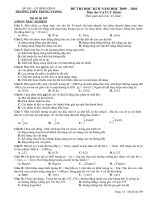 đề thi lý 10 ky2 năm 2010