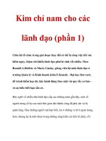 Kim chỉ nam cho các lãnh đạo (phần 1) doc