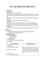 Ôn tập học kỳ II(chi tiết)