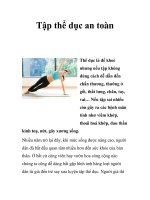 Tập thể dục an toàn pdf