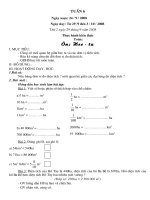 G/A lớp 5 buổi 2 tuần 6