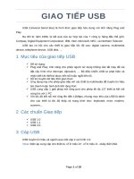 Chuẩn giao tiếp USB  Univeral Serial Bus