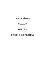 HIỆP KHÍ ĐẠO - Chương 17 pptx