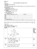 Tra bai Kiem tra hoc kỳ 2 tiet.t45