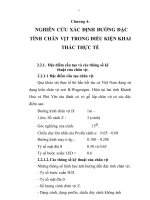 Nghiên cứu phương pháp xác định thực nghiệm sức cản thông qua cặp thông số tốc độ tàu và số vòng quay chân vịt, chương 4 ppt
