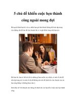 5 chủ đề khiến cuộc hẹn thành công ngoài mong đợi pot