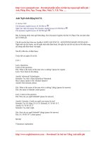 Anh ngữ sinh động bài 34 pps