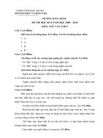 de thi HKII Bac Giang lop9 09-10