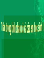 bài giảng tình yêu và hận thù