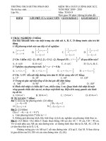 THI HK2 TOÁN 9 NH 2009 - 2010