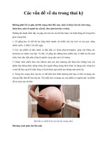 Các vấn đề về da trong thai kỳ ppt