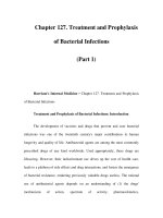 Chapter 127. Treatment and Prophylaxis of Bacterial Infections (Part 1) ppsx