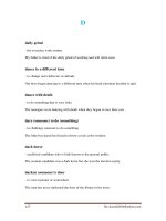 Commonly-Used Idioms, Sayings and phrasal verbs - 