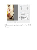 Chỉnh sửa ảnh theo tone màu xanh tím và khắc phục lỗi trên khuôn mặt- P3 docx