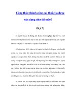 Công thức thành công cai thuốc lá được vận dụng như thế nào? (Kỳ 3) pot