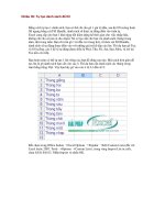 Chiêu 35: Tự tạo danh sách để fill ppsx