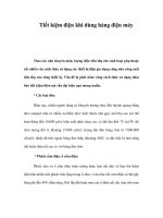 Tiết kiệm điện khi dùng hàng điện máy ppsx