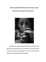 Điều trị phục hồi tổn thương chức năng cơ quan nội tạng do sử dụng ma túy lâu ngày ppsx