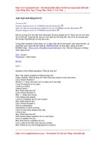 Anh ngữ sinh động bài 42 ppt