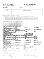 Đề KT chất lượng HK II Địa