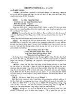 Lễ diễu hành khai giảng NH