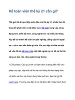 Kế toán viên thế kỷ 21 cần gì? pot