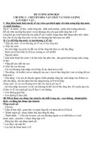 Chương 1 - Chuyển hóa vật chất và năng lượng docx