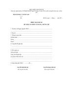 MẪU PHIẾU NHẬN HỒ SƠ pot