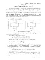 Chương 7: DAO ĐỘNG - TỔNG HỢP TẦN SỐ docx