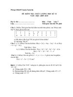 thi hoc ki 2 lớp 7