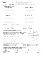 4 đề thi Toán kì 2 theo CKTKN