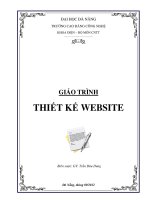 Giáo trình thiết kế website