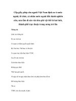 Cấp giấy phép cho người Việt Nam định cư ở nước ngoài, tổ chức, cá nhân nước ngoài tiến hành nghiên cứu, sưu tầm di sản văn hóa phi vật thể từ hai tỉnh, thành phố trực thuộc trung ương trở lên ppsx