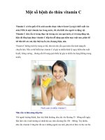 Một số bệnh do thừa vitamin C pdf