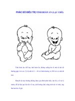 PHÁC ĐỒ ĐIỀU TRỊ TINH HOÀN ẨN (LẠC CHỖ) pdf