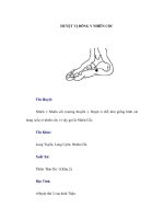 HUYỆT VỊ ĐÔNG Y NHIÊN CỐC pps