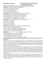 Đề tham khảo TN Anh_2010 số 50