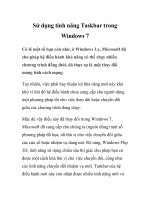 Sử dụng tính năng Taskbar trong Windows 7 pdf