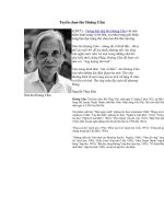 TUYỂN CHỌN THƠ HOÀNG CẦM