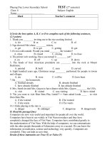 test second semester