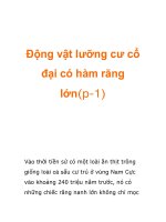 Động vật lưỡng cư cổ đại có hàm răng lớn(p-1) potx