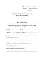 Mẫu bản khai cá nhân đề nghị hưởng chế độ trợ cấp theo quyết định số 53/2010/QĐ-TTg ngày 20/8/2010 của thủ tướng chính phủ ppsx
