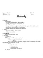 Giáo án bài Hoán dụ ppsx