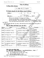 CÂU BỊ ĐỘNG VÀ CÁC CẤU TRÚC ĐẶC BIỆT