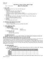 Giáo án Phần Bảng biểu